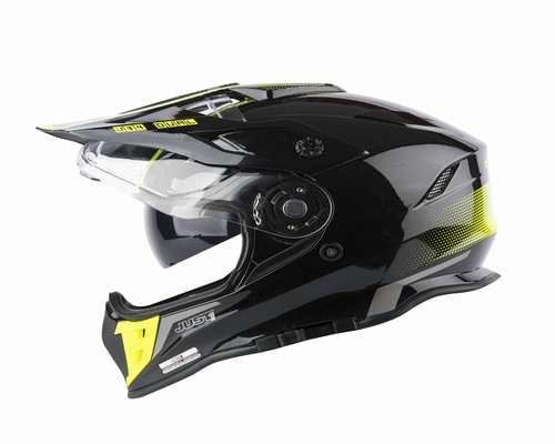 CASCO JUST1 J34 ADVENTURE CROSS SHAPE NEON YELLOW L